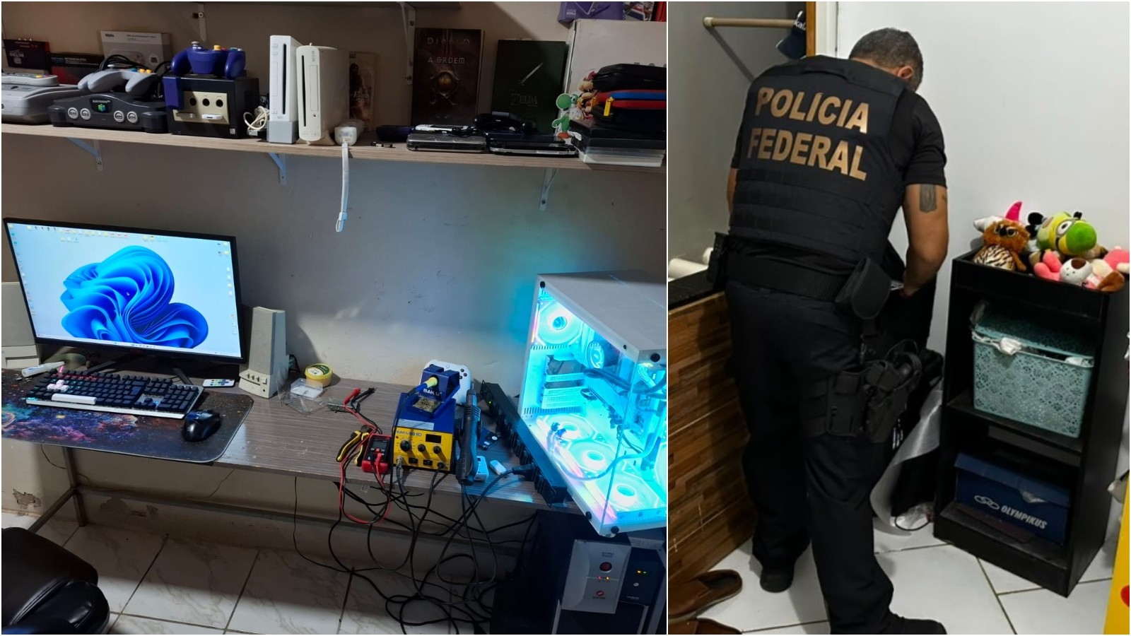 PF realiza cinco operações no Ceará contra crimes de abuso sexual infantojuvenil pela internet; suspeito é preso