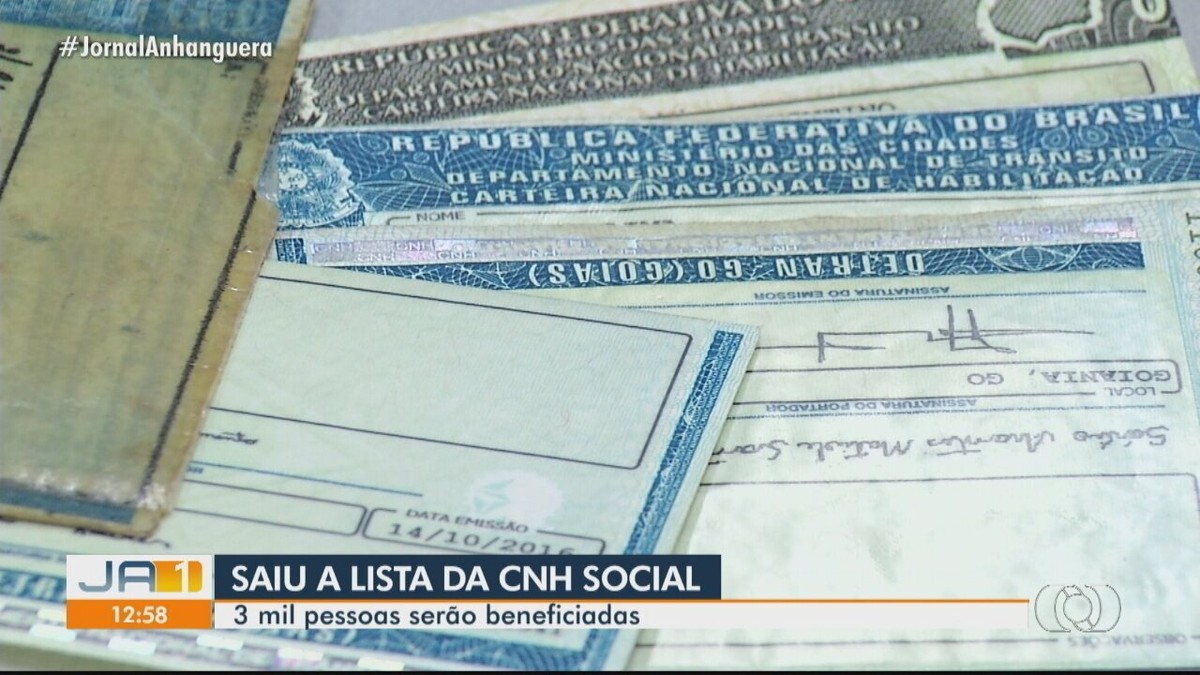 CNH Social divulga a lista dos mil selecionados para o programa em Goiás Goiás G