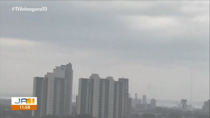Telespectadores compartilham imagens da chuva na capital