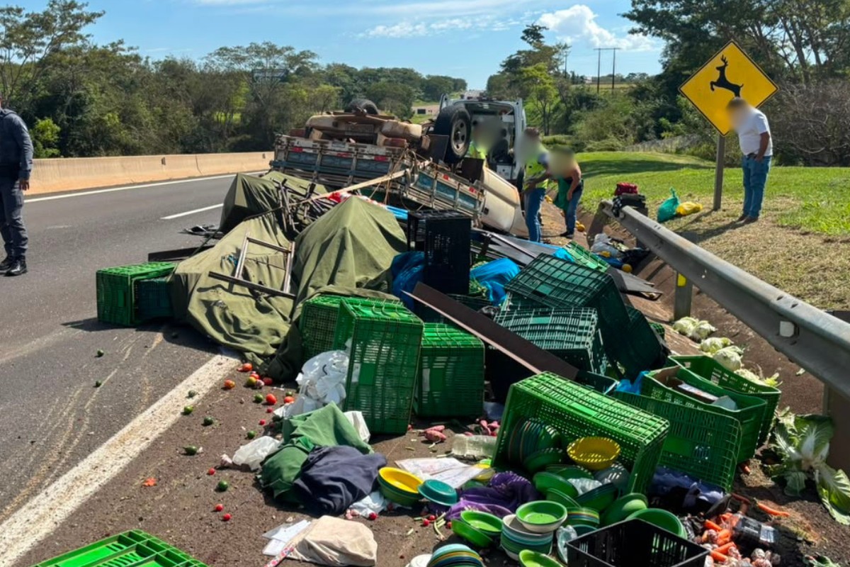 Acidente é registrado na Rodovia Raposo Tavares em Álvares Machado