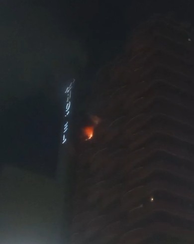 Incêndio atinge apartamento de hotel na zona Centro sul de Manaus