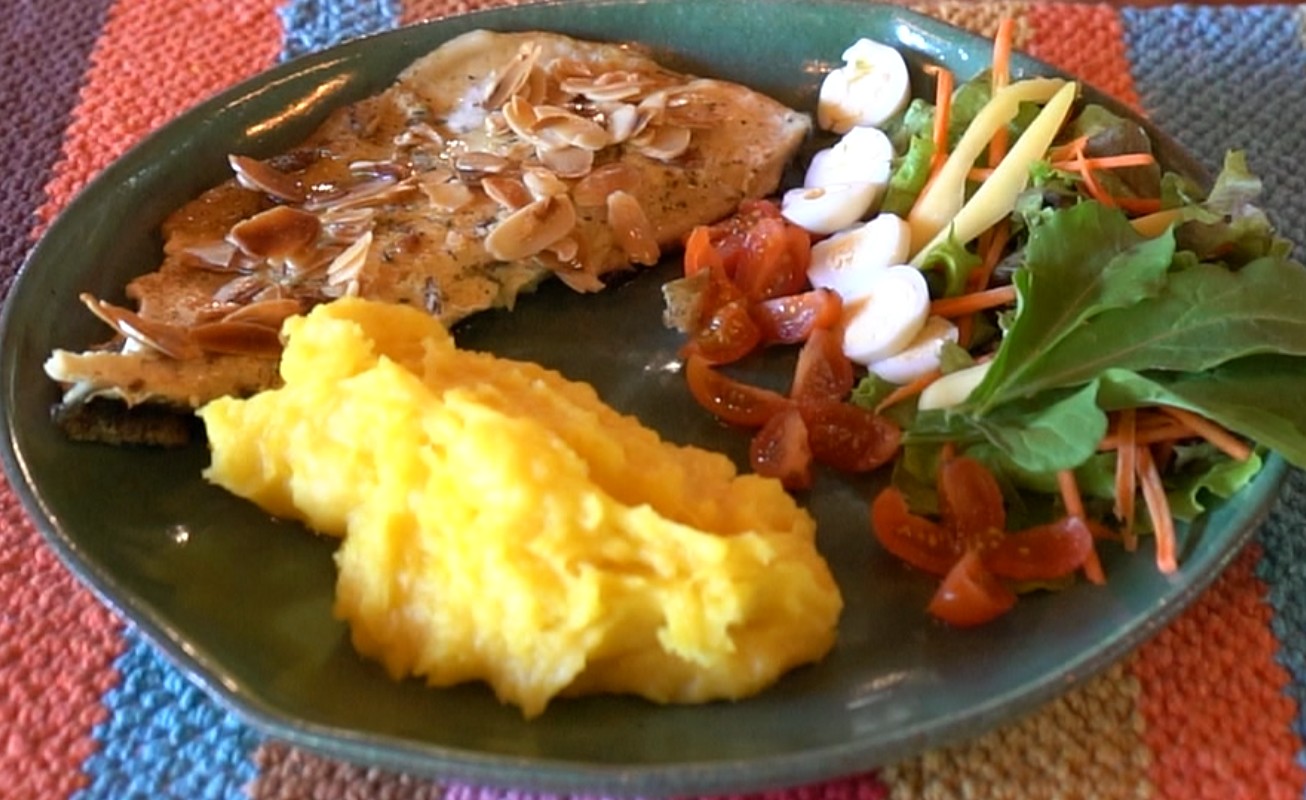 Hora do Rancho ensina receita clássica de truta grelhada com purê de batata-baroa