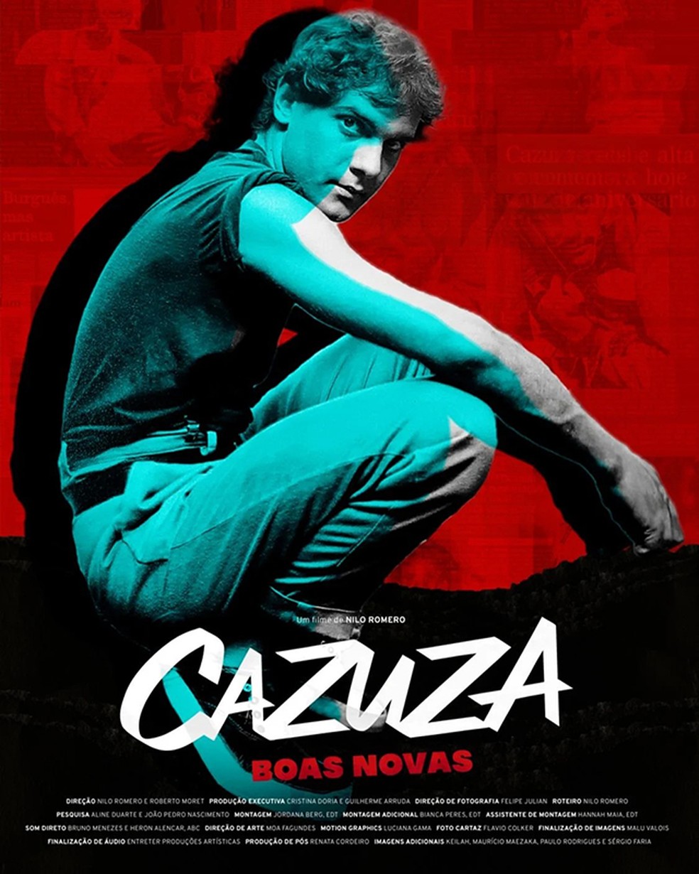 Cartaz do documentário ‘´Cazuza – Boas novas’, filme de Nilo Romero — Foto: Divulgação