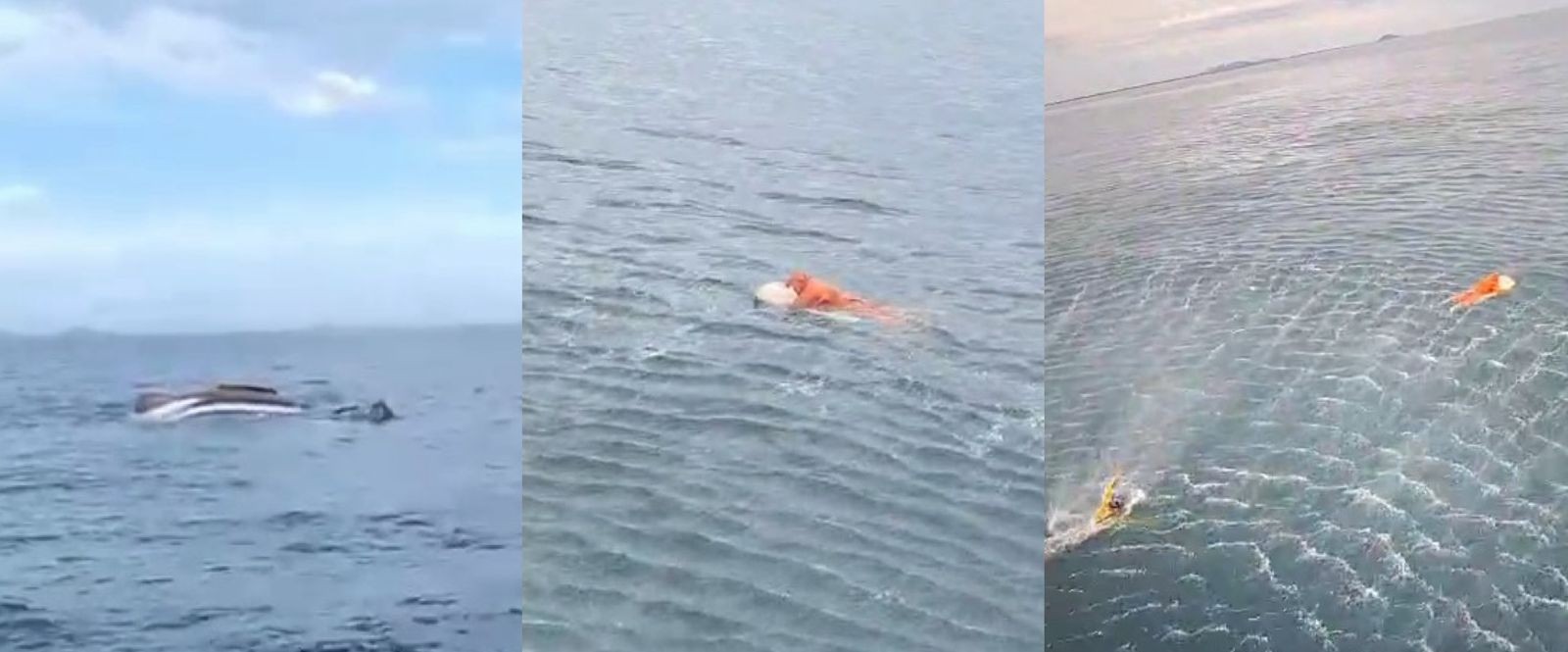 Pescador resgatado agarrado a porta de geladeira após sobreviver a naufrágio em SC recebe alta 