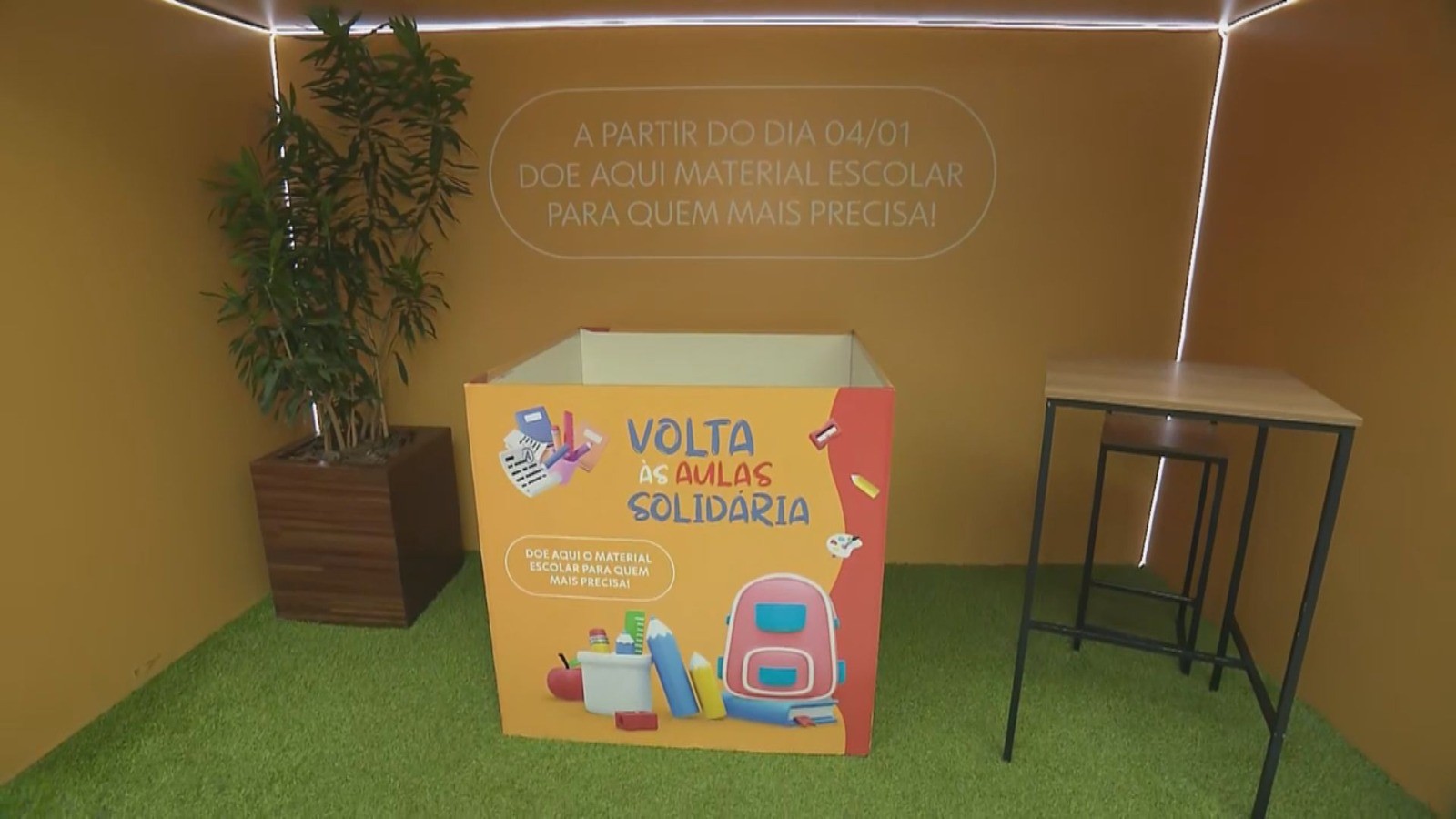 Guarda Municipal faz coleta de materiais escolares da campanha 'Volta às Aulas Solidária'; veja como solicitar serviço