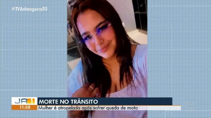 Mulher é atropelada após sofrer queda de moto em rodovia do Tocantins