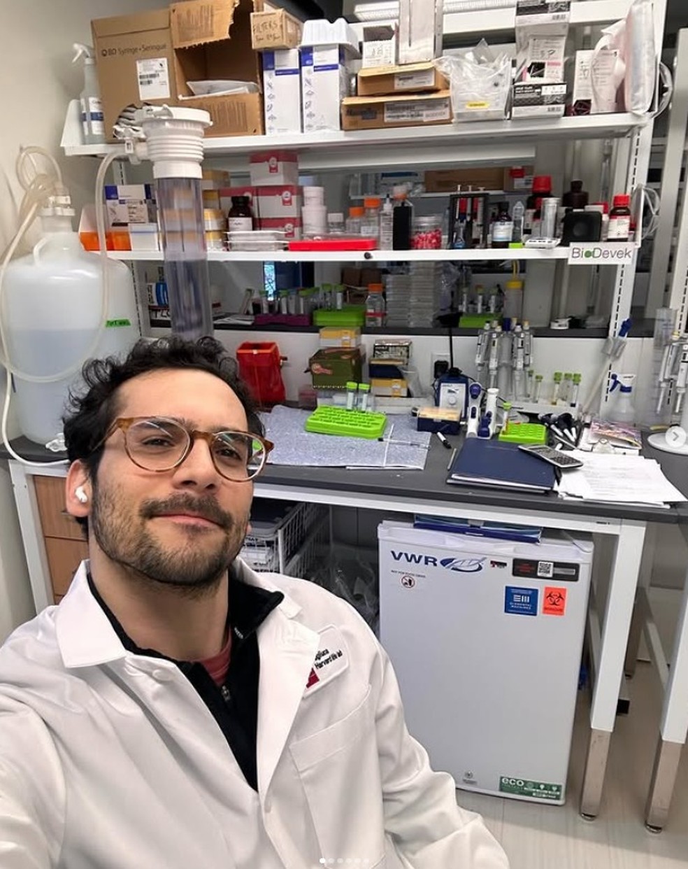 Daniel Dahis é pesquisador em um hub em Harvard — Foto: Arquivo Pessoal