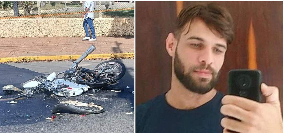 Motociclista morto após bater em porta de carro e ser atropelado por caminhão fez ultrapassagem irregular, diz delegado