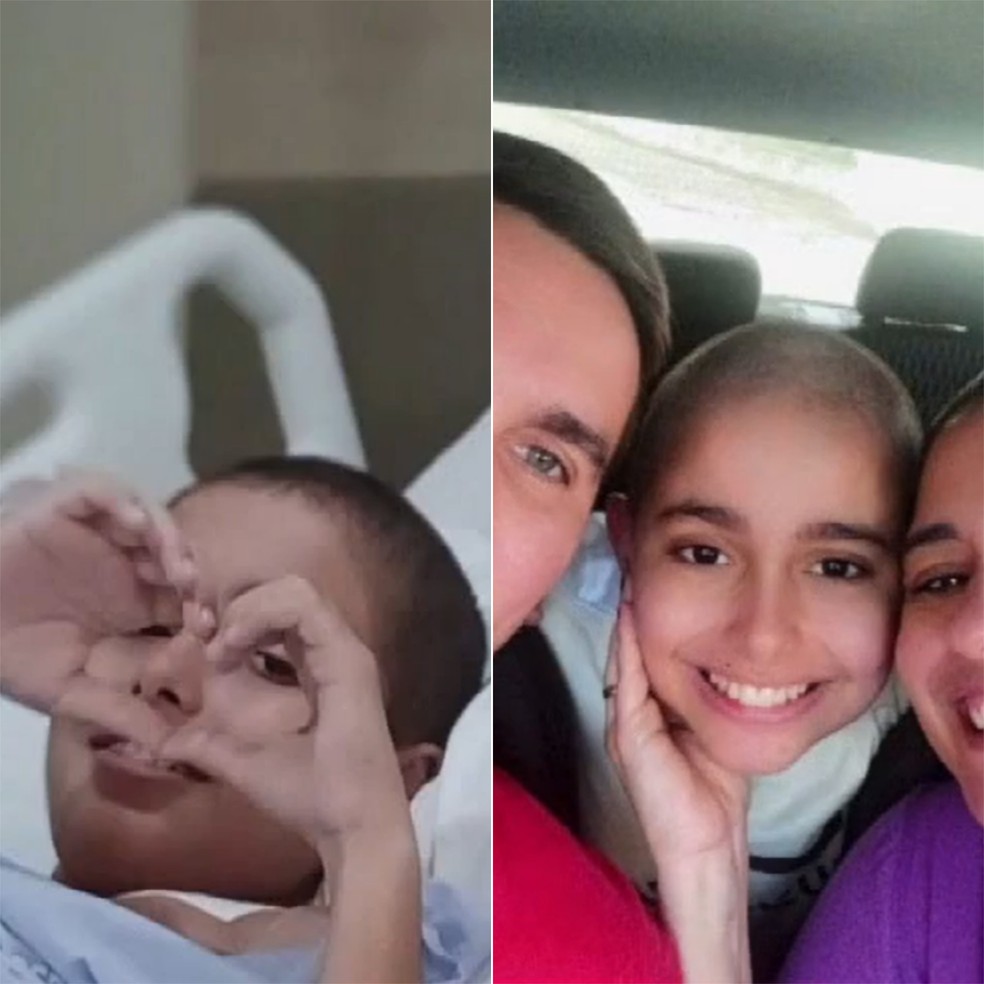 Bernardo Oliveira, de 14 anos, busca cura para leucemia aguda — Foto: Cedida