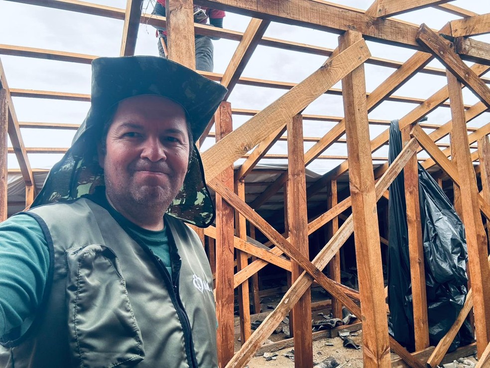 Pastor estava trabalhando como voluntário em Rio Bonito do Iguaçu (PR) — Foto: Reprodução/Redes Sociais