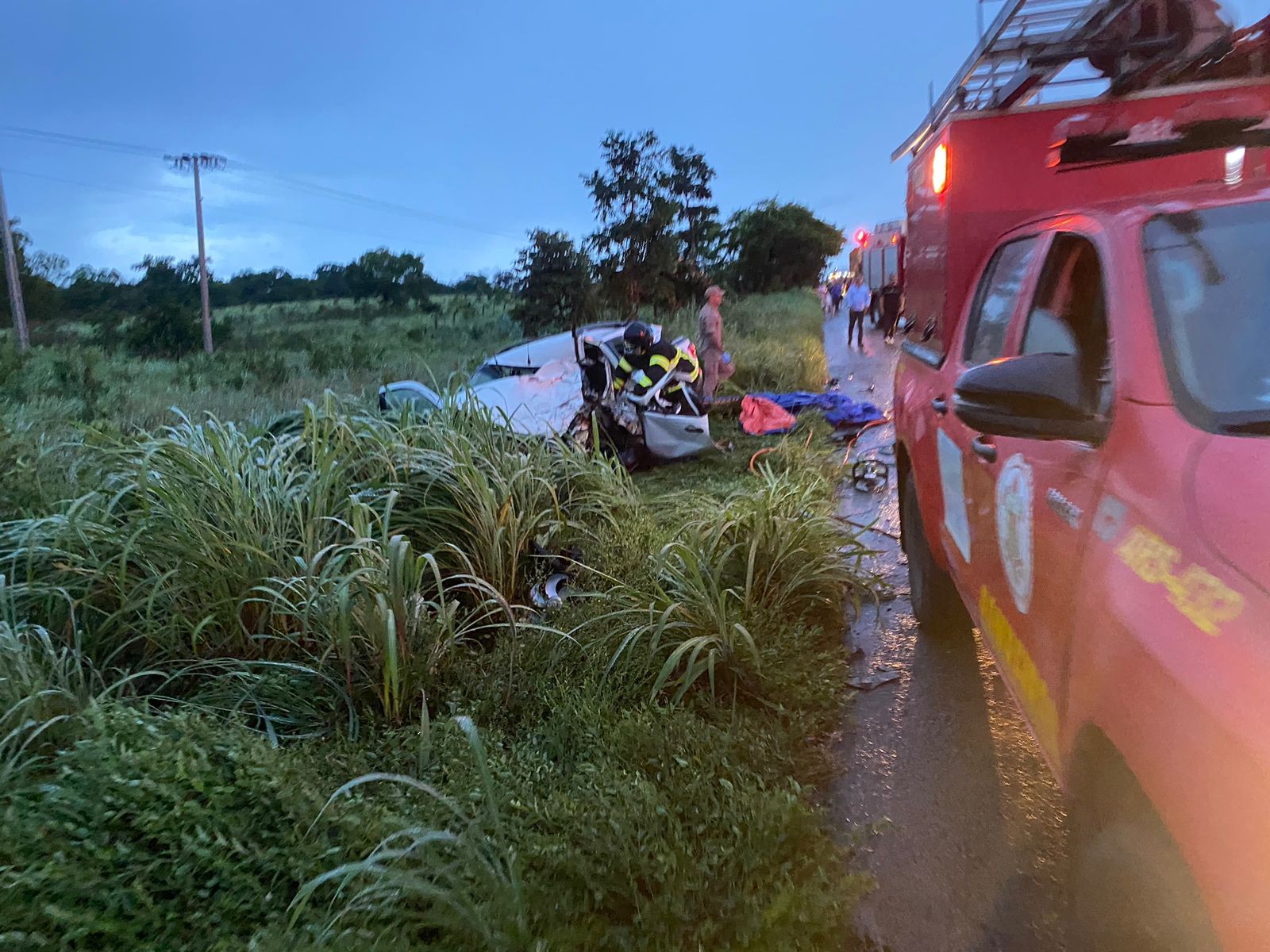 Idoso morre e outras três pessoas ficam feridas em acidente na BR-070 