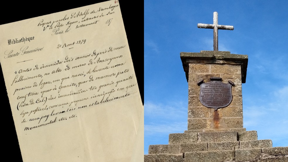 Monumento a Varnhagen na Floresta Nacional de Ipanema � Foto: Centro de Mem�ria Ipanema / Reprodu��o