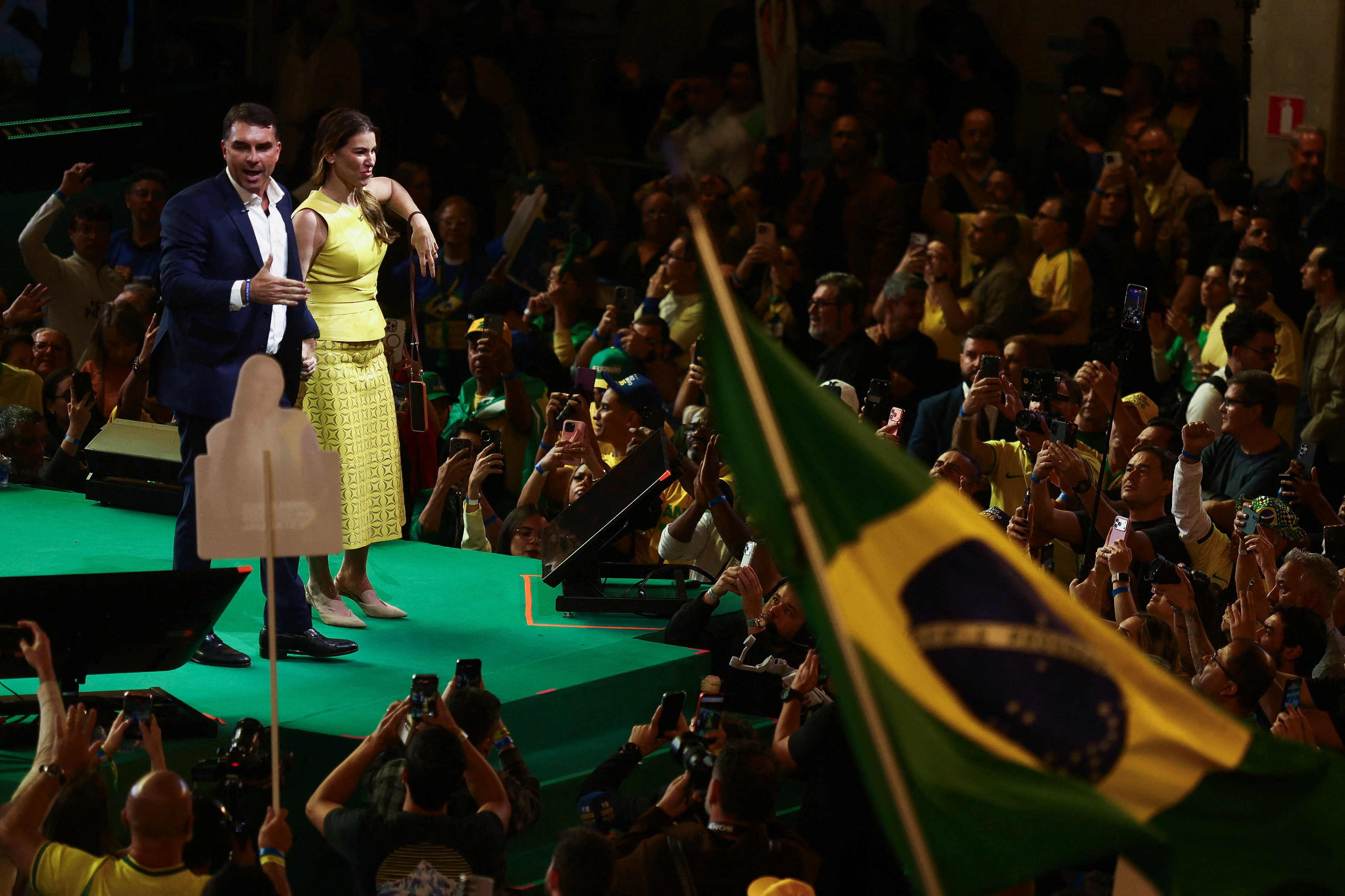 Eleições 2026: íntegra do discurso de Flávio Bolsonaro na convenção que o lançou candidato à Presidência