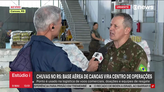 Fake news atrapalham ajuda a vítimas de enchentes no RS, diz comandante do Exército - Programa: Estúdio i 
