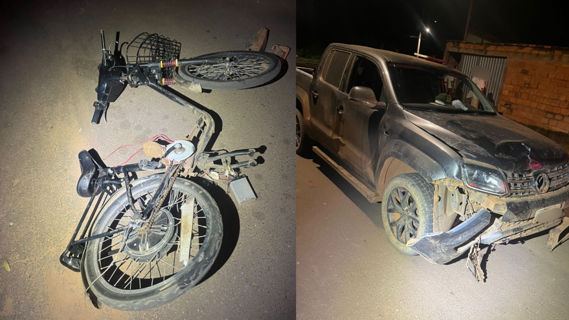 VÍDEO: Menina que andava de bicicleta elétrica é atropelada por picape e morre em MG