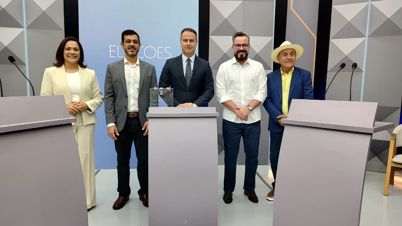 Candidatos ao governo do Acre debatem na Rede Amazônica