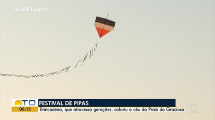 Festival de pipas movimenta praia de Palmas
