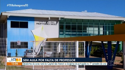 Alunos da zona rural de Palmas ainda não tiveram aula de português em 2024