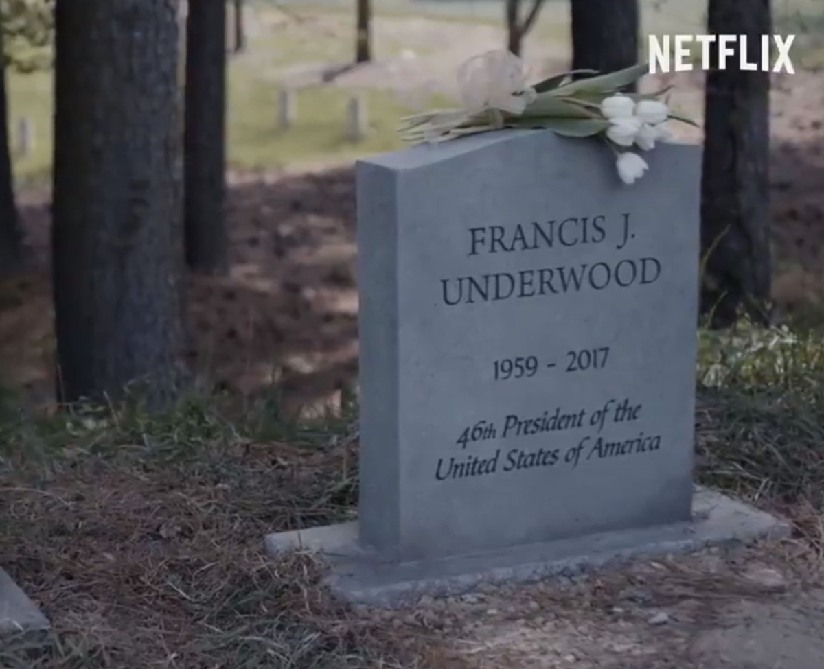 'House of Cards' teaser tem túmulo de Frank Underwood, papel de Kevin