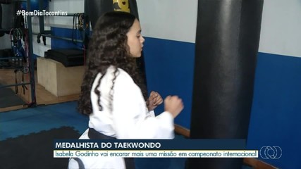 Atleta tocantinense se prepara para participar de campeonato internacional de Taekwondo