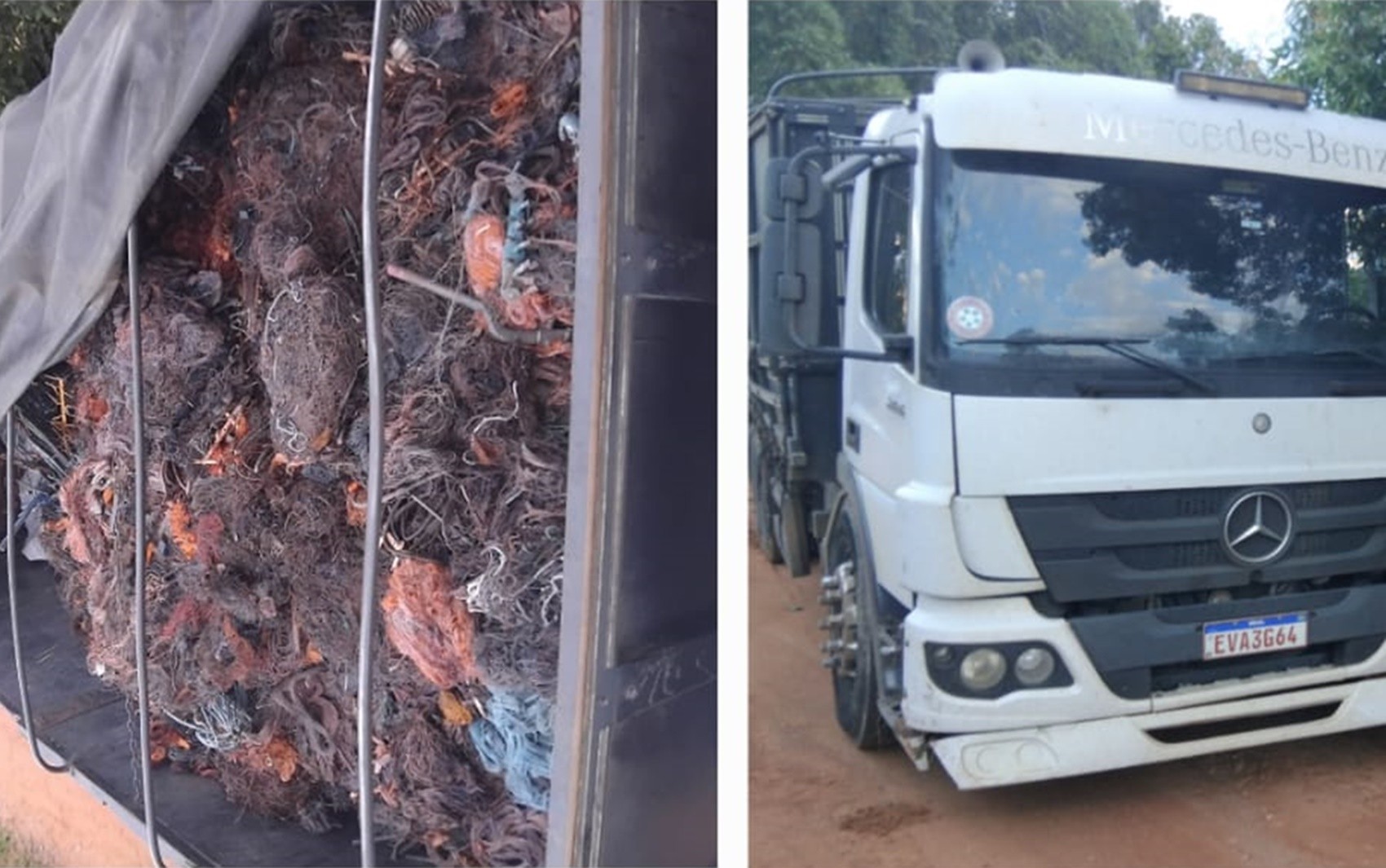 Motorista e ajudante são feitos reféns durante assalto a caminhão com 14 toneladas de cobre em MG