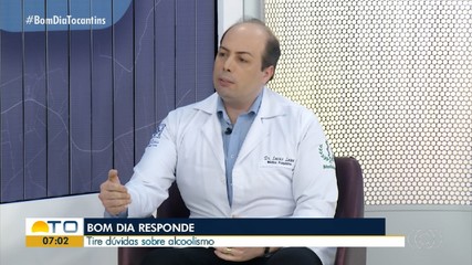 Médico psiquiatra explica sobre alcoolismo no Bom Dia Responde