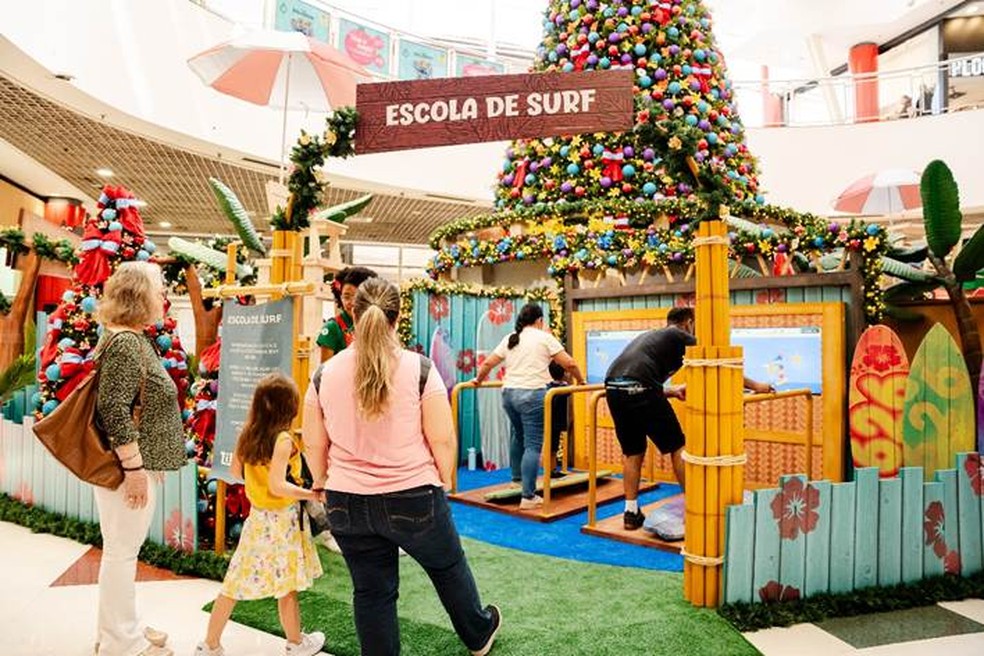 Decoração de Natal do Complexo Tatuapé — Foto: Divulgação