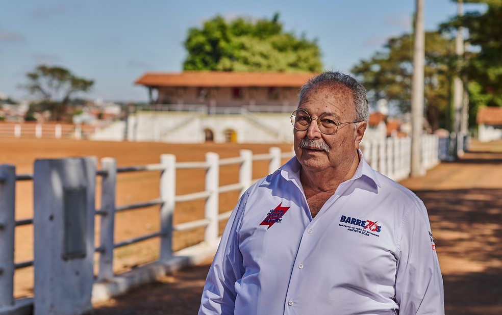 Mussa Calil Neto foi o responsável pela mudança da Festa do Peão de Barretos do Centro para o Parque do Peão, em 1985 — Foto: Érico Andrade/g1