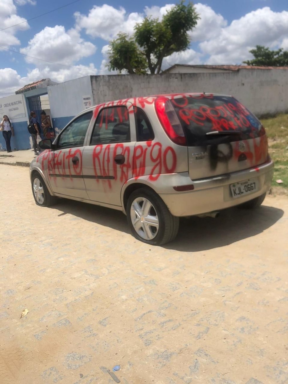 Caso viralizou nas redes sociais no Agreste de Pernambuco. — Foto: WhatsApp