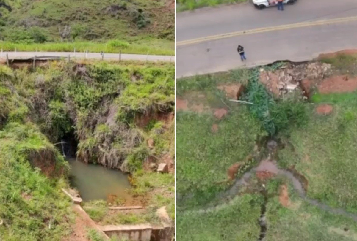 DER-RJ solicita vistoria da Defesa Civil para recuperação da RJ-230 entre Porciúncula e Purilândia