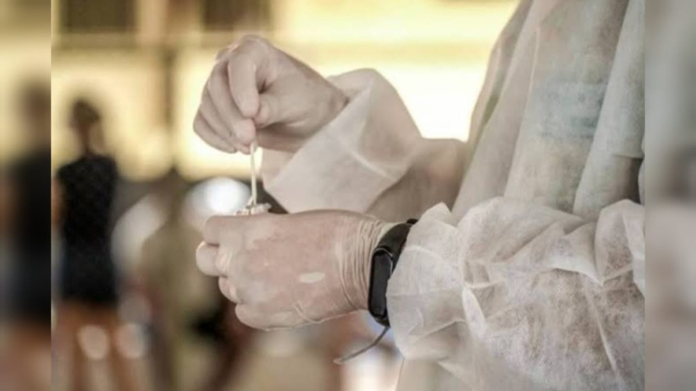 Teste de Covid-19  — Foto: Divulgação