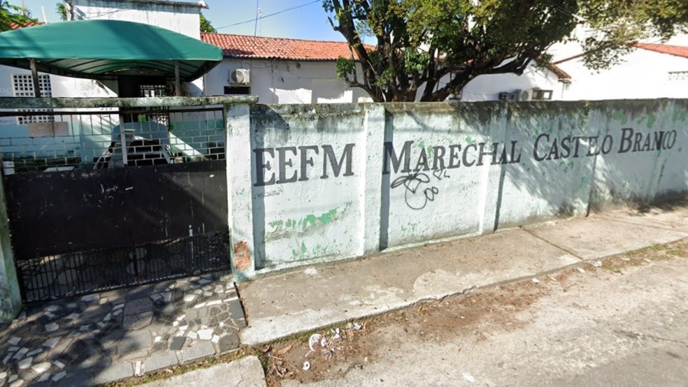 No bairro Montese, duas escolas públicas levam o nome de Castelo Branco — Foto: Google Maps/Reprodução
