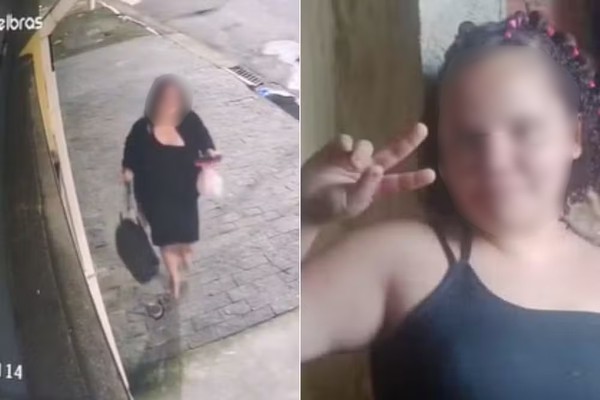 Menina de 12 anos desapareceu após sair de casa em Santos — Foto: Reprodução e Arquivo Pessoal