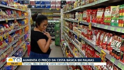 Preço de produtos da cesta básica aumenta em Palmas