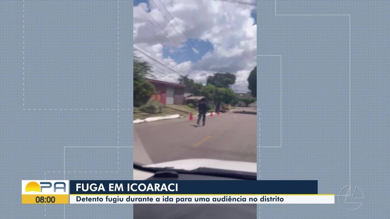 Detento tenta fugir se jogando de ônibus em movimento no Pará; VÍDEO