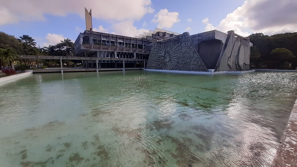 Reitoria Universidade Federal do Rio Grande do Norte UFRN fachada sede  — Foto: Sérgio Henrique Santos/Inter TV Cabugi