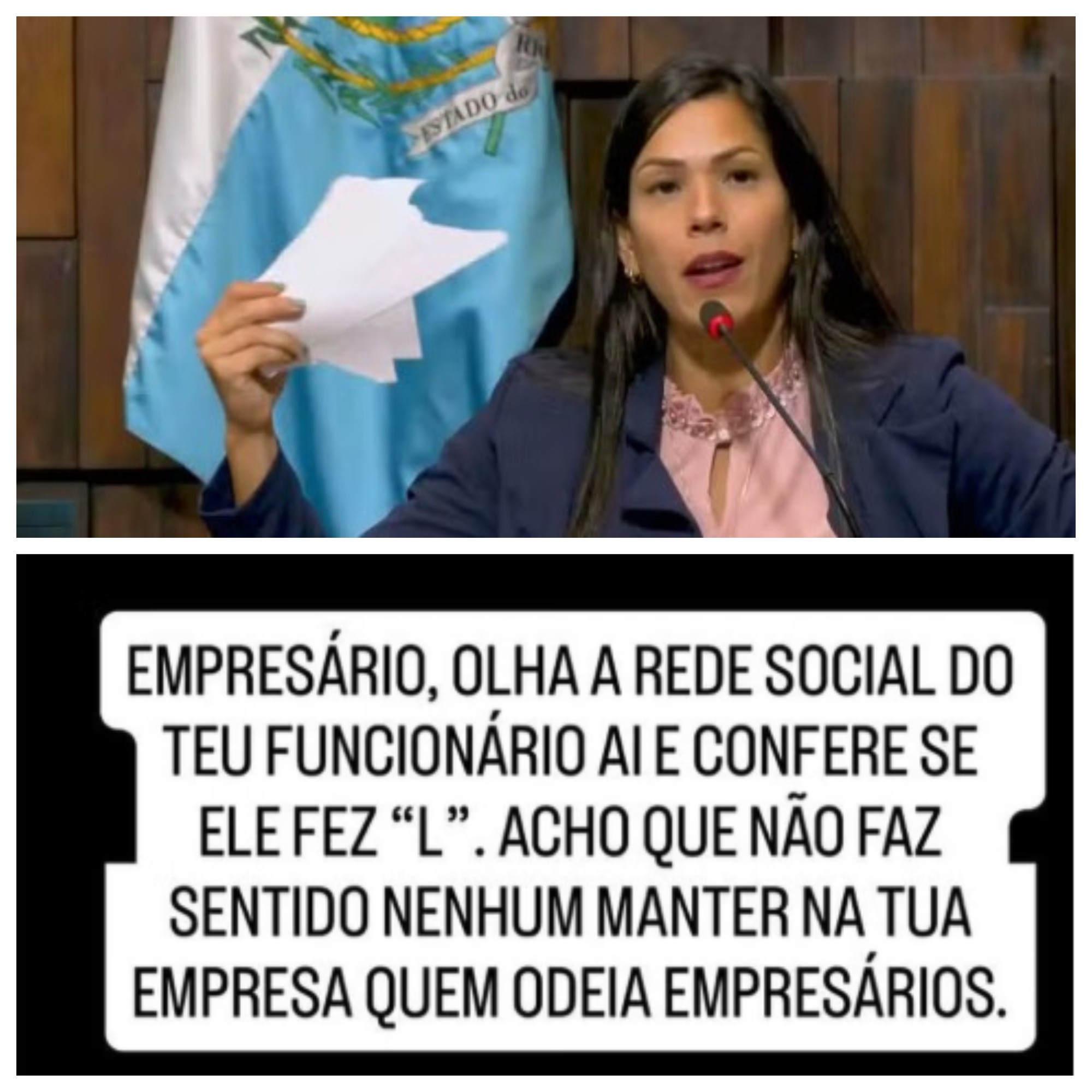 MPT libera investigação após Índia Armelau fazer post sugerindo que patrões demitam funcionários que apoiaram Lula