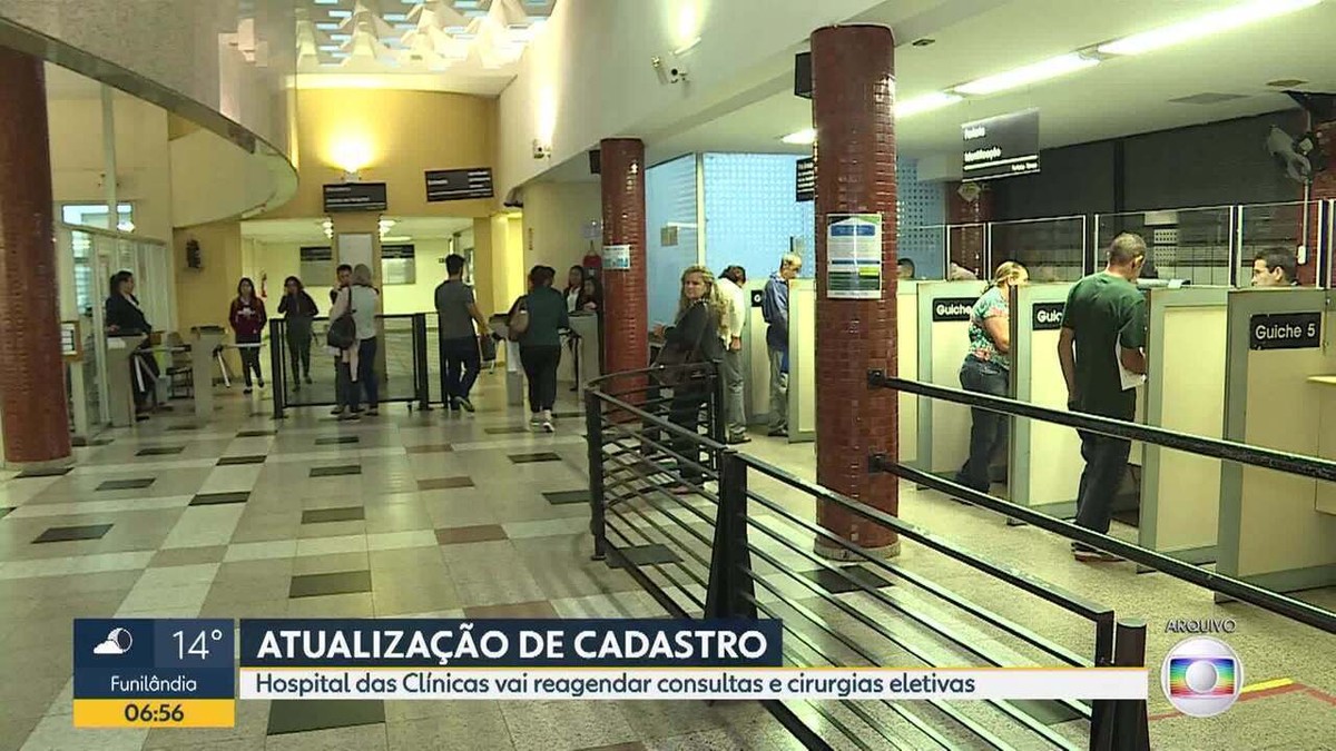 Hospital das Clínicas em BH faz atualização cadastral de pacientes