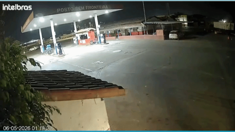 VÍDEO: Com CNH vencida desde 2019, motorista é preso após ‘cavalo de pau’ destruir casinha de calibragem em MG