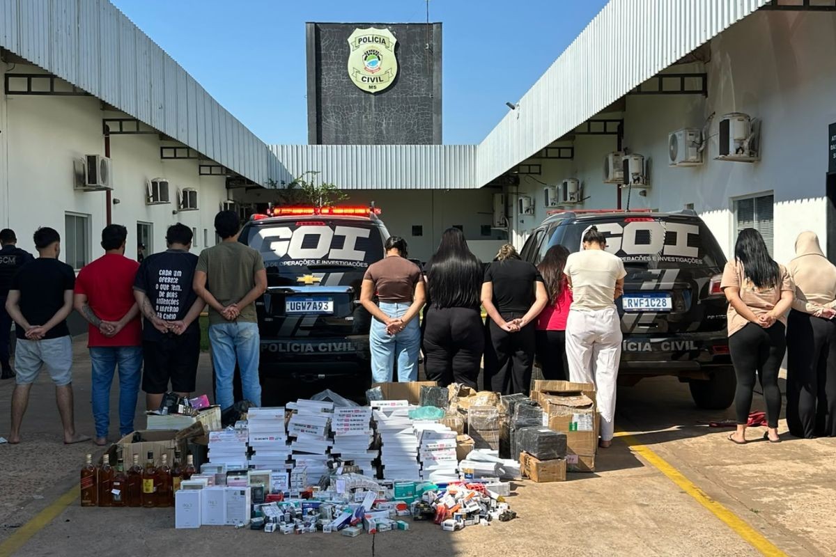 Canetas emagrecedoras estrangeiras e produtos irregulares são apreendidos com 11 pessoas em MS