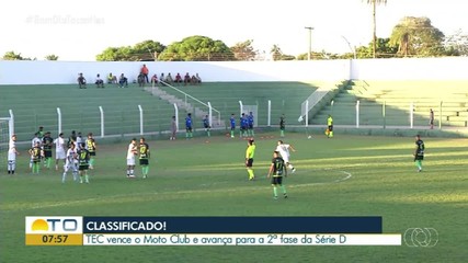 TEC vence o Moto Club-MA e avança para a segunda fase da Sério D do Brasileirão