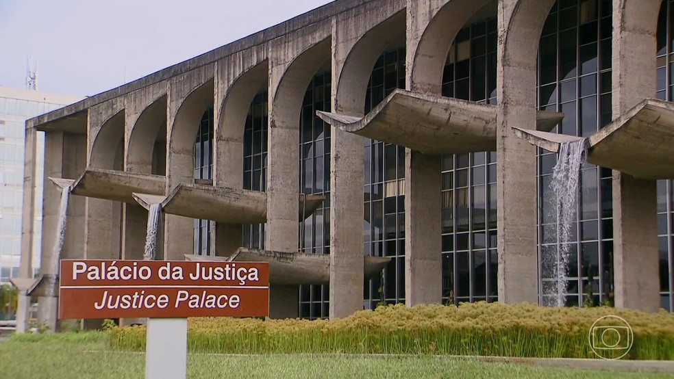 Palácio da Justiça — Foto: Jornal Nacional/Reprodução