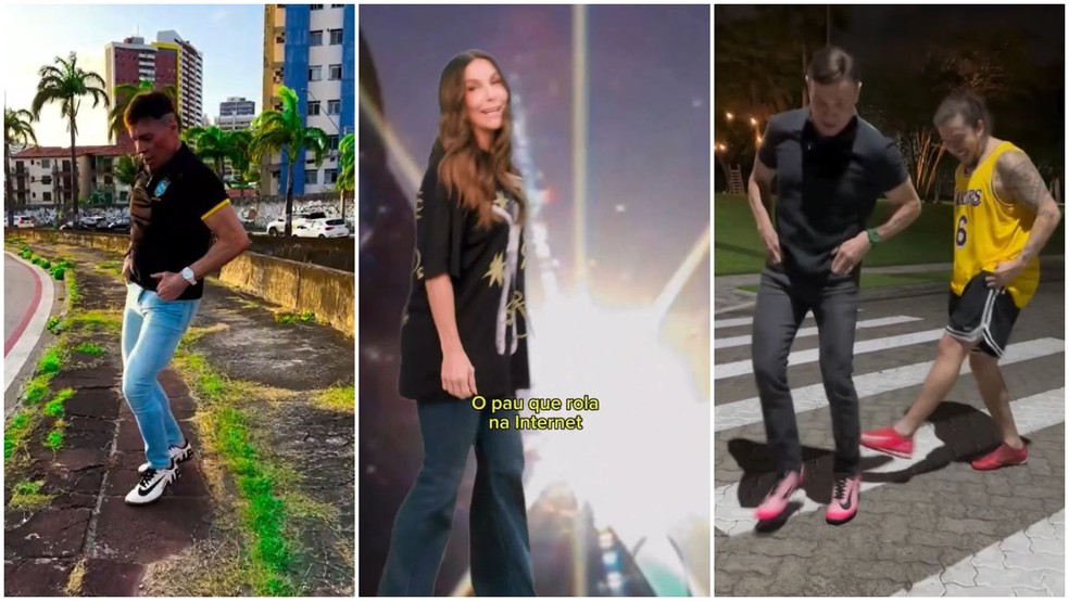 Ivete Sangalo e Whindersson Nunes são alguns dos famosos que fizeram trend iniciada por João Inácio Jr. — Foto: Reprodução