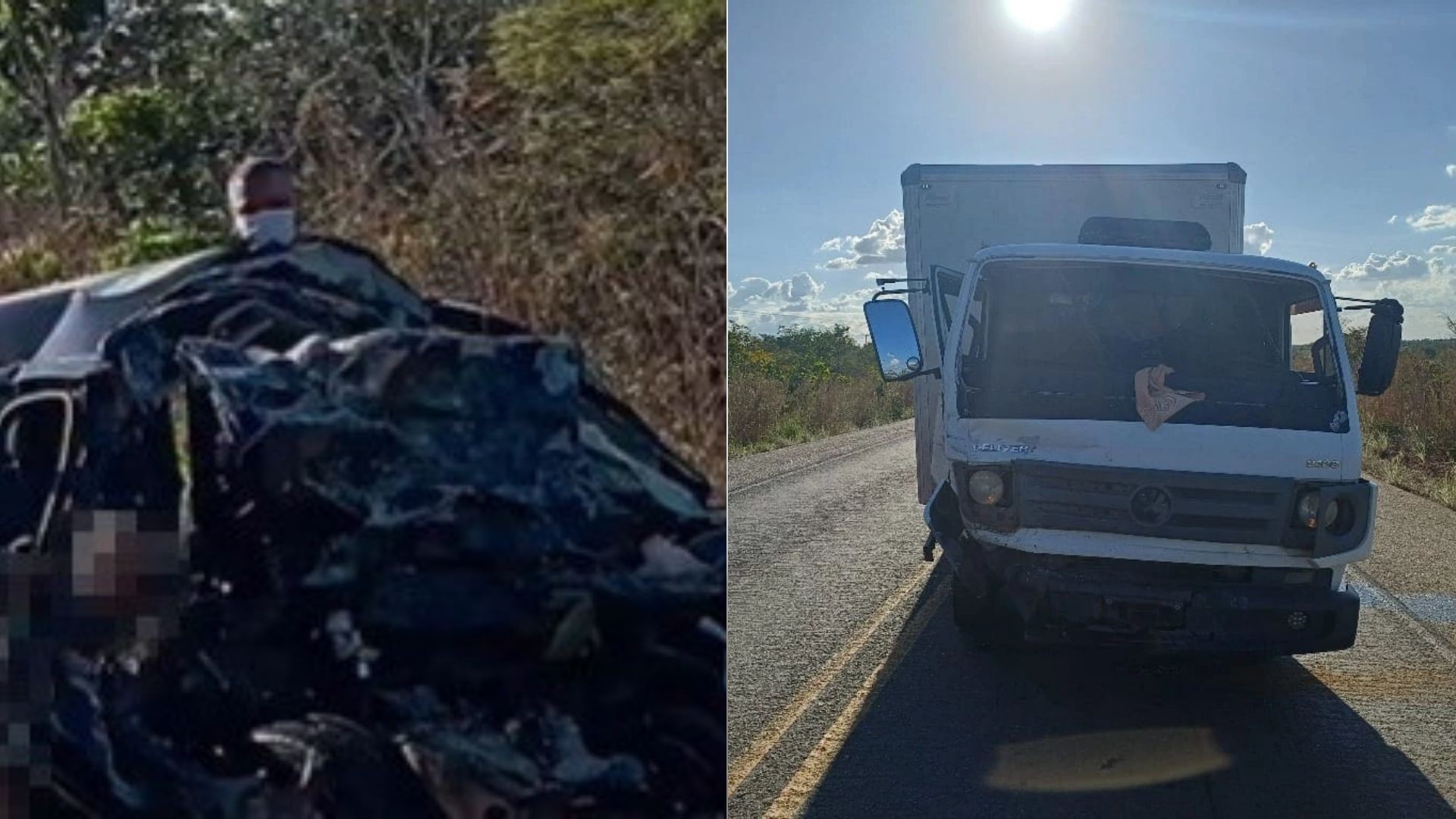 Três pessoas morrem em acidente entre carro e caminhão na BR-222, em Itapecuru-Mirim (MA)