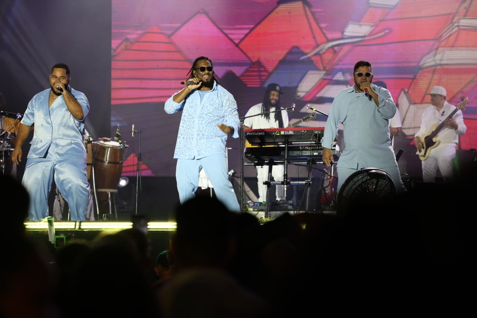 Filhos de Jorge se apresentam em Natal — Foto: Laécio Lacerda