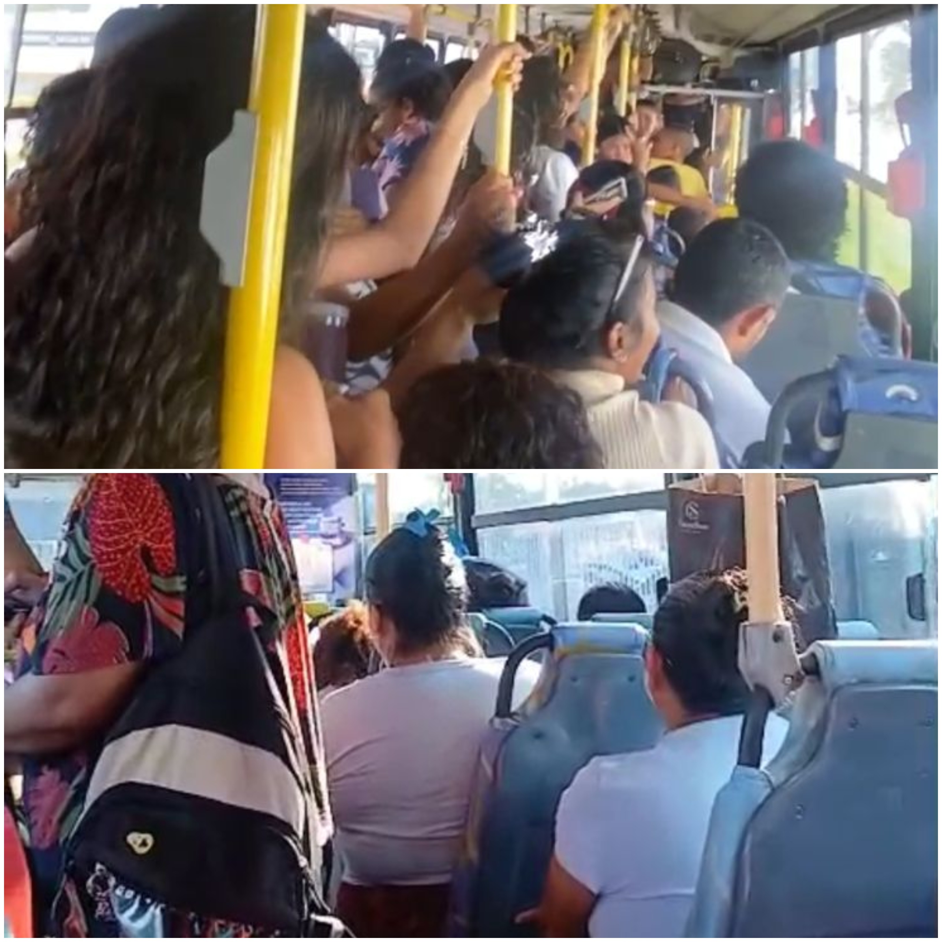 Estudantes enfrentam ônibus lotados e calor no transporte público de Boa Vista