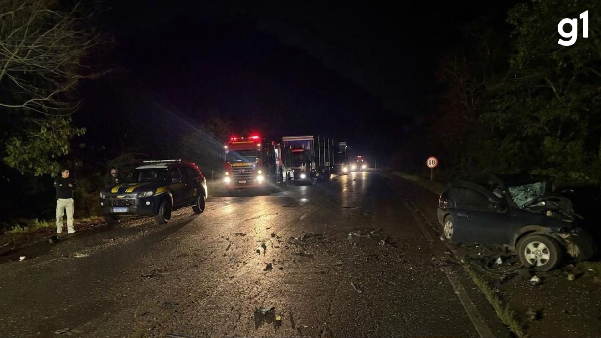 Colisão frontal entre dois veículos deixa dois mortos no Norte do RS