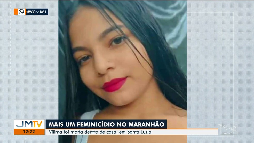A vítima, identificada como Nicole Souza, de 20 anos, estava grávida de 3 meses — Foto: Reprodução/TV Mirante