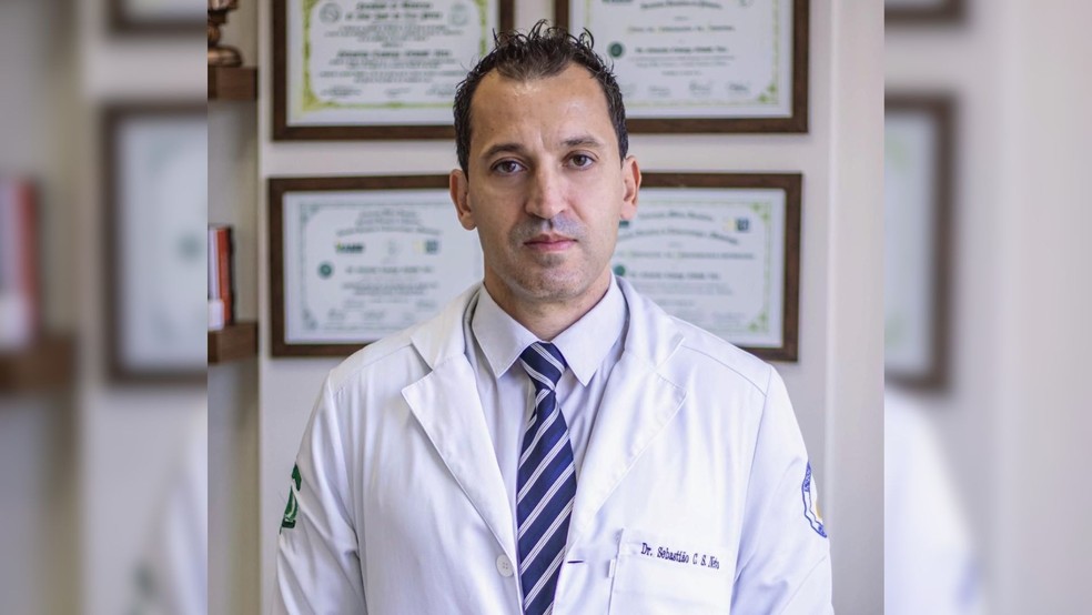 Professor e médico endrocrinologista Sebastião Schmidt Neto, em São José do Rio Preto (SP) — Foto: Arquivo pessoal