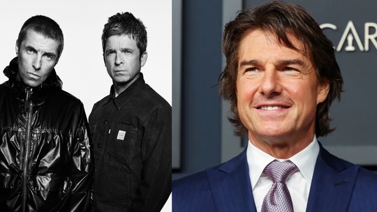 Tom Cruise vai a show do Oasis anos após ser xingado pela banda: 'Nunca fez um filme bom' - Ator foi a show da banda em Londres. Em cena de documentário de 2007, Noel Gallagher chegou a chamar Cruise de 'babaca', e Liam disse que odiava o ator.